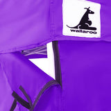 Darrahopens Home & Garden > Shading Wallaroo Gazebo Tent Marquee 3x3 PopUp Outdoor Purple