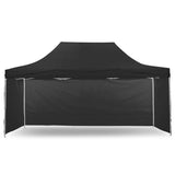 Darrahopens Home & Garden > Shading Wallaroo Gazebo Tent Marquee 3x4.5m PopUp Outdoor Black