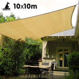 Darrahopens Home & Garden > Shading Wallaroo Square Shade Sail 10m x 10m - Sand
