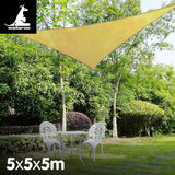 Darrahopens Home & Garden > Shading Wallaroo Triangle Shade Sail 5m x 5m x 5m - Sand