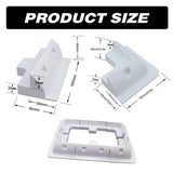 Darrahopens Home & Garden > Solar Panels 7PCS Solar Panel Corner Mounting Brackets Kit Vehicle Roof Mount Caravan Boat RV