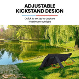 Darrahopens Home & Garden > Solar Panels GENPOWER 100W Portable USB Folding Solar Panel for Camping