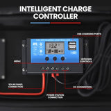 Darrahopens Home & Garden > Solar Panels GENPOWER 100W Portable USB Folding Solar Panel for Camping