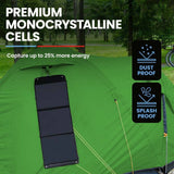 Darrahopens Home & Garden > Solar Panels GENPOWER 100W Portable USB Folding Solar Panel for Camping