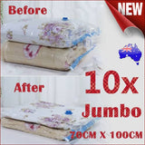 darrahopens Home & Garden > Storage 10X JUMBO Vacuum Storage Bags
