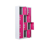 darrahopens Home & Garden > Storage 12-Door Locker for Office Gym Shed School Home Storage - 3-Digit Combination Lock