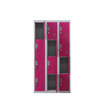 darrahopens Home & Garden > Storage 12-Door Locker for Office Gym Shed School Home Storage - Padlock-operated