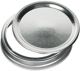 darrahopens Home & Garden > Storage 12 Pieces Canning Jars - 480ml Mason Jar Empty Glass Spice Bottles with Airtight Lids and Labels