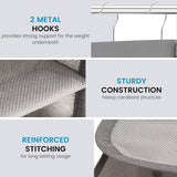 Darrahopens Home & Garden > Storage 2 Pack 5 Foldable Shelf Hanging Closet Organizer Space Saver with Side Accessories Pockets for Clothes Storage