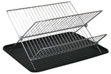 Darrahopens Home & Garden > Storage 2 Tier Folding Dish Rack