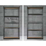 darrahopens Home & Garden > Storage 2x1.8M 5-Shelves Steel Warehouse Shelving Racking Garage Storage Rack Grey