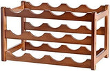 Darrahopens Home & Garden > Storage 3-layer Bamboo Wine Storage Rack (12 bottles)