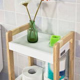 darrahopens Home & Garden > Storage 3-Tier White Storage Bathroom Shelf