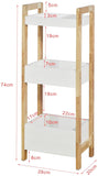 darrahopens Home & Garden > Storage 3-Tier White Storage Bathroom Shelf