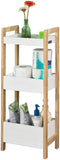 darrahopens Home & Garden > Storage 3-Tier White Storage Bathroom Shelf