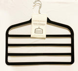 Darrahopens Home & Garden > Storage 3pcs Velvet Clothes Hangers Black