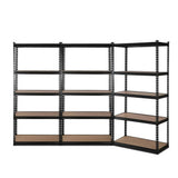 darrahopens Home & Garden > Storage 3x1.5M Warehouse Shelving Racking Storage Garage Steel Metal Shelves Rack