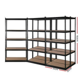 darrahopens Home & Garden > Storage 5x1.5M Warehouse Shelving Racking Storage Garage Steel Metal Shelves Rack