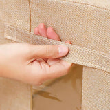 Darrahopens Home & Garden > Storage 66L Cloth Storage Box Closet Organizer Storage Bags Clothes Storage Bags Wardrobe Organizer Idea CREAM