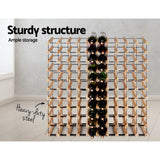 darrahopens Home & Garden > Storage Artiss 110 Bottle Timber Wine Rack