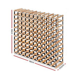 darrahopens Home & Garden > Storage Artiss 110 Bottle Timber Wine Rack