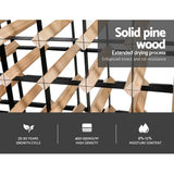 Darrahopens Home & Garden > Storage Artiss 120 Bottle Wine Rack Timber Wooden Storage Wall Racks Organiser Cellar