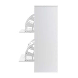 darrahopens Home & Garden > Storage Artiss 2 Door Shoe Cabinet - White