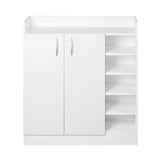 darrahopens Home & Garden > Storage Artiss 2 Doors Shoe Cabinet Storage Cupboard - White