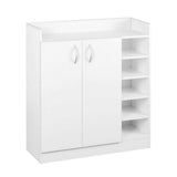 darrahopens Home & Garden > Storage Artiss 2 Doors Shoe Cabinet Storage Cupboard - White