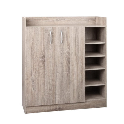 darrahopens Home & Garden > Storage Artiss 2 Doors Shoe Cabinet Storage Cupboard - Wood