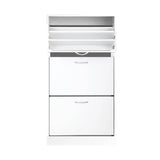 darrahopens Home & Garden > Storage Artiss 3 Tier Shoe Cabinet - White