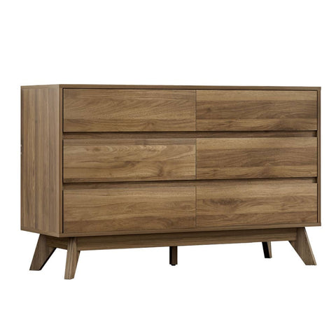 Darrahopens Home & Garden > Storage Artiss 6 Chest of Drawers Dresser Tallboy Lowboy Storage Cabinet Bedroom Table