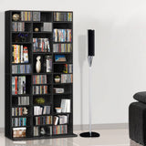 darrahopens Home & Garden > Storage Artiss Adjustable Book Storage Shelf Rack Unit - Black