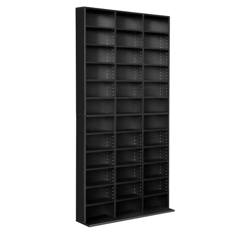 darrahopens Home & Garden > Storage Artiss Adjustable Book Storage Shelf Rack Unit - Black