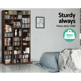 darrahopens Home & Garden > Storage Artiss Adjustable Book Storage Shelf Rack Unit - Expresso