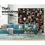 darrahopens Home & Garden > Storage Artiss Adjustable Book Storage Shelf Rack Unit - Expresso