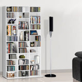 darrahopens Home & Garden > Storage Artiss Adjustable Book Storage Shelf Rack Unit - White