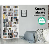 darrahopens Home & Garden > Storage Artiss Adjustable Book Storage Shelf Rack Unit - White