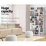 darrahopens Home & Garden > Storage Artiss Adjustable Book Storage Shelf Rack Unit - White