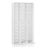 darrahopens Home & Garden > Storage Artiss Adjustable Book Storage Shelf Rack Unit - White