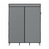 Darrahopens Home & Garden > Storage Artiss Clothes Wardrobe Closet Storage Large Portable Organiser with Shelf Grey