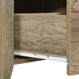 darrahopens Home & Garden > Storage Bedside Table 2 drawers Storage Table Night Stand MDF in Oak