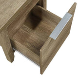 darrahopens Home & Garden > Storage Bedside Table 2 drawers Storage Table Night Stand MDF in Oak