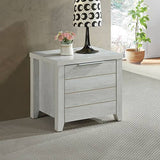 darrahopens Home & Garden > Storage Bedside Table 2 drawers Storage Table Night Stand MDF in White Ash