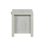 darrahopens Home & Garden > Storage Bedside Table 2 drawers Storage Table Night Stand MDF in White Ash