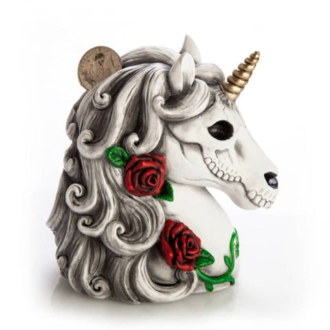 Darrahopens Home & Garden > Storage Candy Skull Unicorn Money Bank