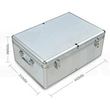 Darrahopens Home & Garden > Storage EKKIO Aluminium CD Case with 510 Discs Storage EK-CDC-100-YQ