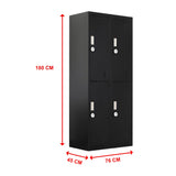 darrahopens Home & Garden > Storage Four-Door Office Gym Shed Storage Locker