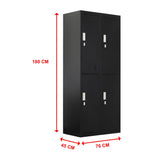 darrahopens Home & Garden > Storage Four-Door Office Gym Shed Storage Locker