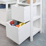 darrahopens Home & Garden > Storage Freestanding Tall Cabinet with Standing Shelves and Drawers